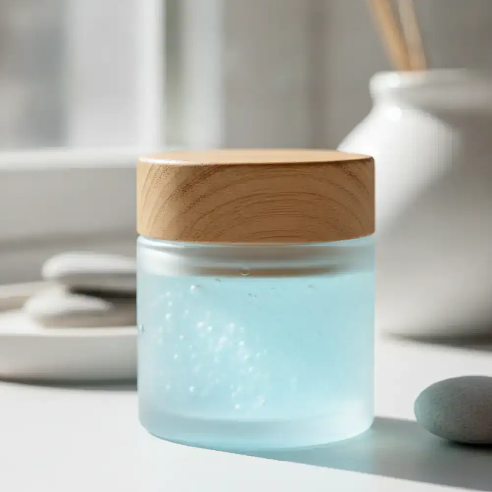 Gel cleanser jar